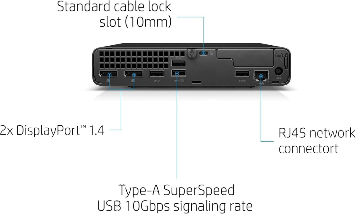 Mini Desktop PC, Intel Core i5-10500T, 16GB RAM, 512GB SSD, Windows 11 Pro S131631