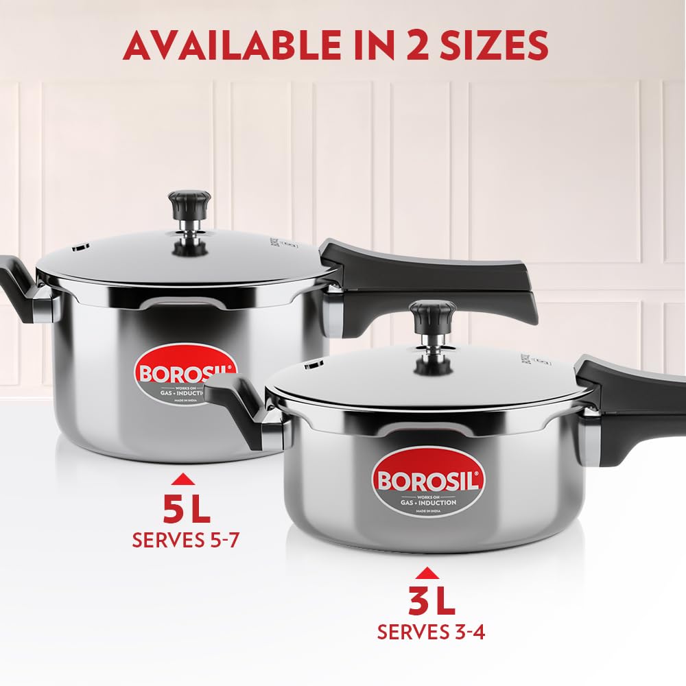 3 L Stainless Steel Pressure Cooker N2194