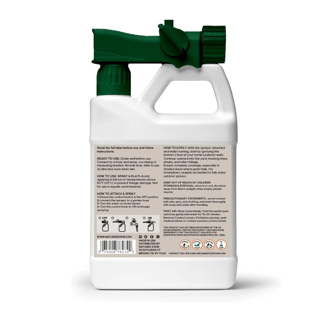32 oz Hose-End Outdoor Flea & Tick Spray D17360