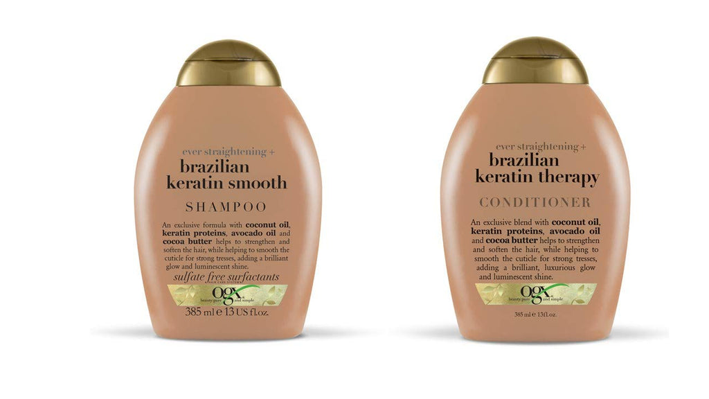 Keratin Shampoo and Conditioner 13 Oz 2 Bottle Set Y4233