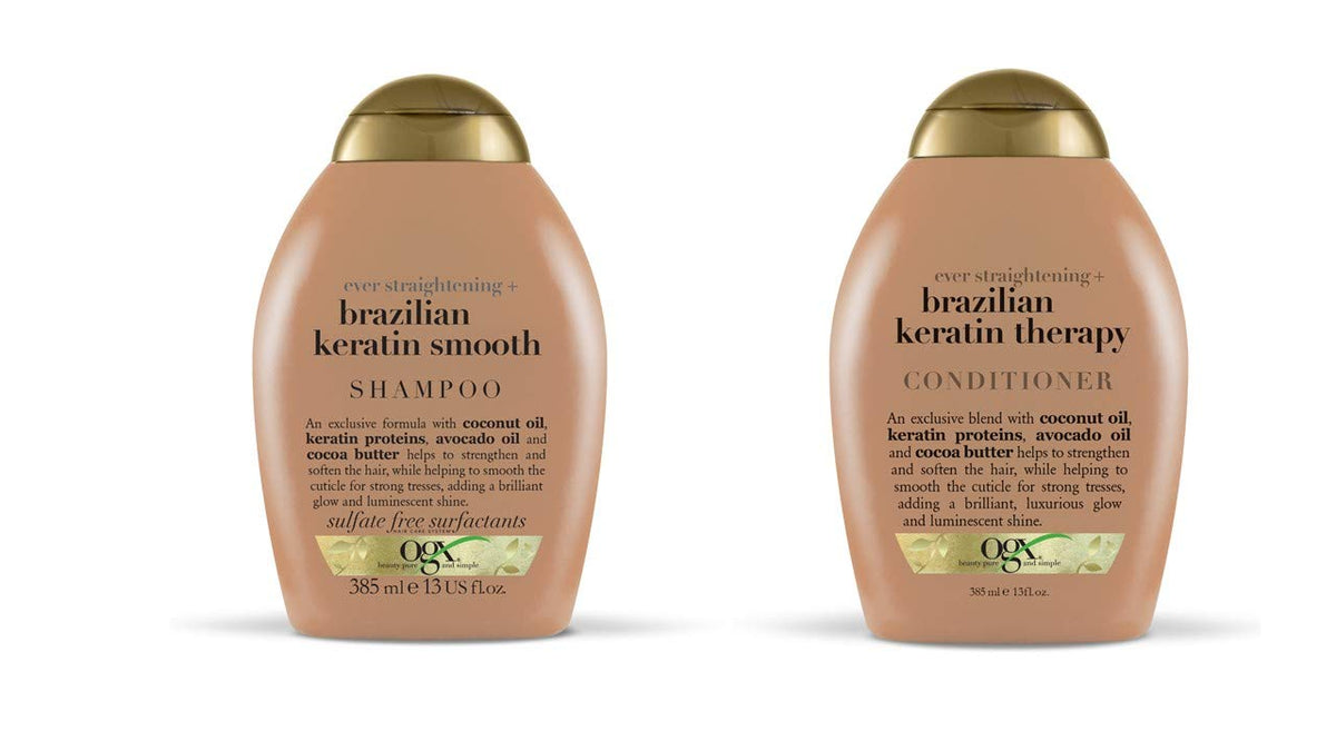 Keratin Shampoo and Conditioner 13 Oz 2 Bottle Set Y4233