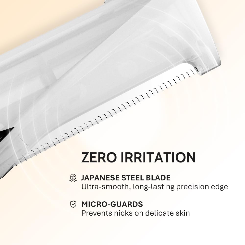 Rechargeable Dermaplaning Tool with LED Light W376978