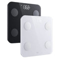 Digital Bathroom Scale 400 lb Black White F778