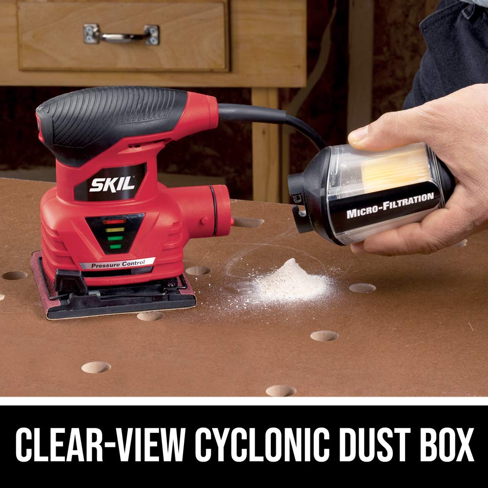 2.0 Amp 1/4 Sheet Palm Sander with Pressure Control U740