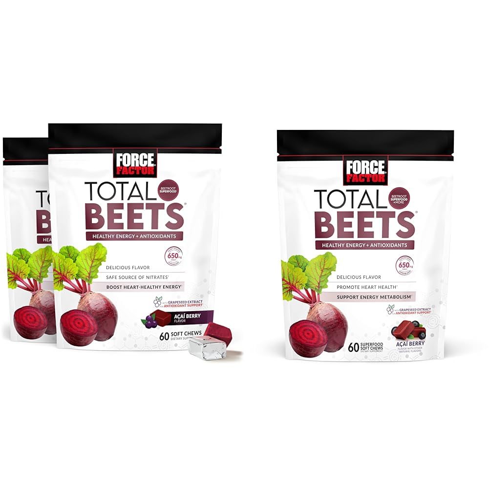Beetroot Soft Chews 120 Count 2-Pack & 60 Count N3770