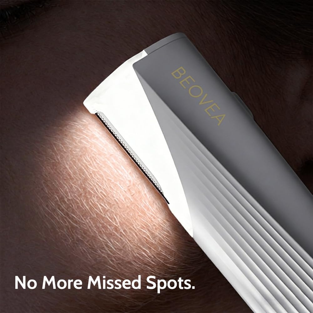 Rechargeable Dermaplaning Tool with LED Light W376978