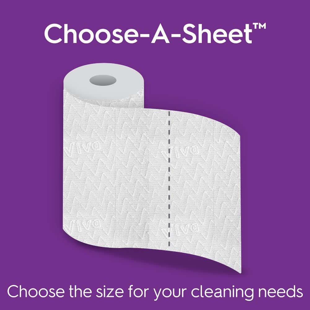 Choose-A-Sheet Paper Towels, 6 Big Rolls V55076