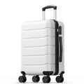 20 Inch White Hard Shell Carry on Luggage K772