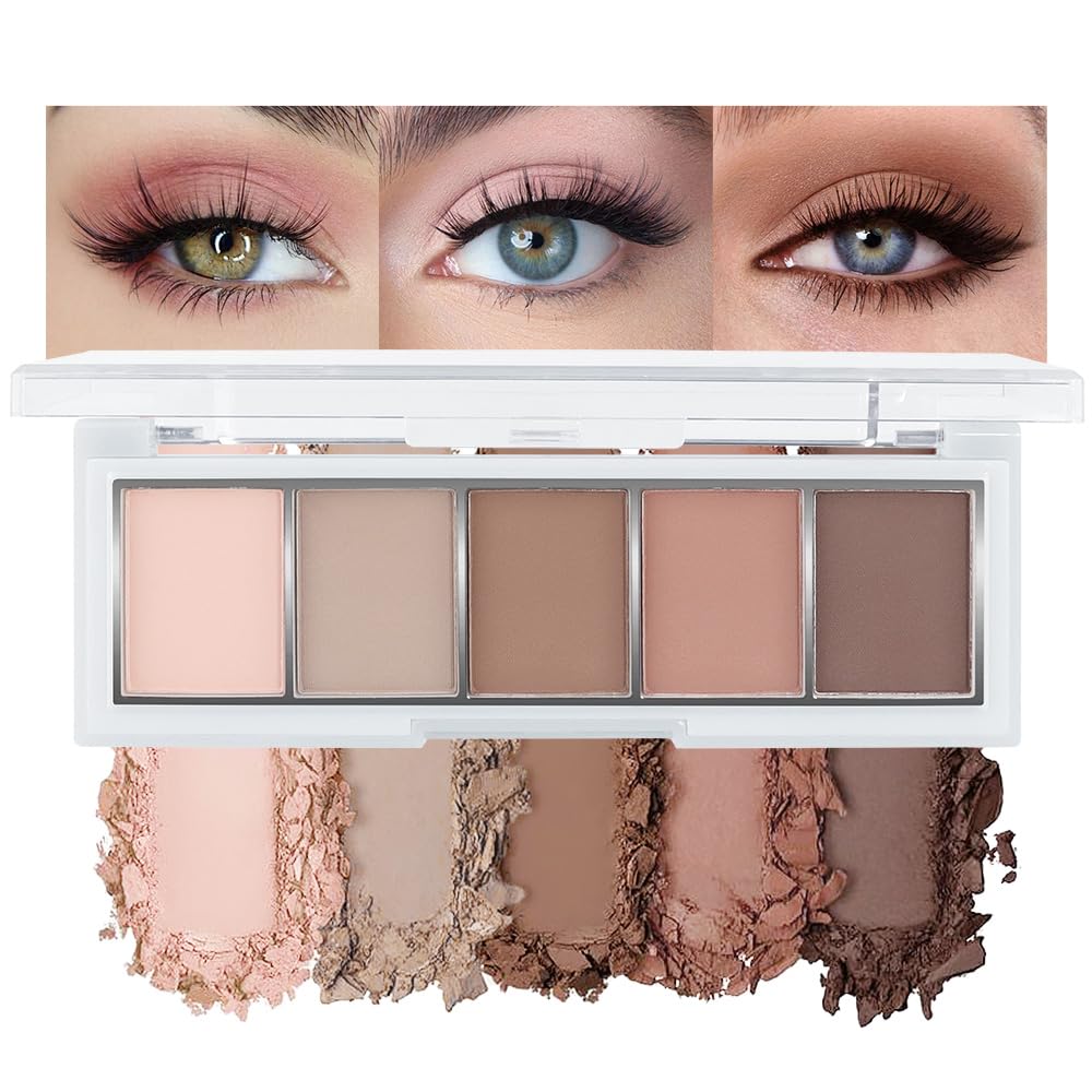 Peach Nude Neutral Matte Eyeshadow Palette L6994