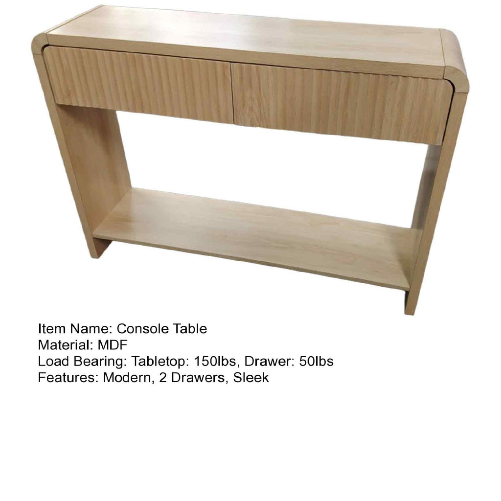 Slim Console Table with Drawers P79364
