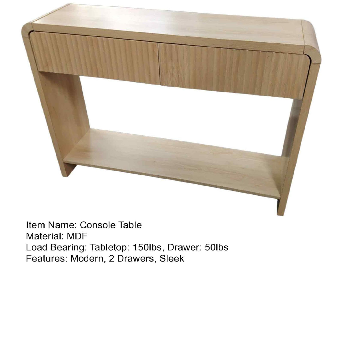 Slim Console Table with Drawers P79364