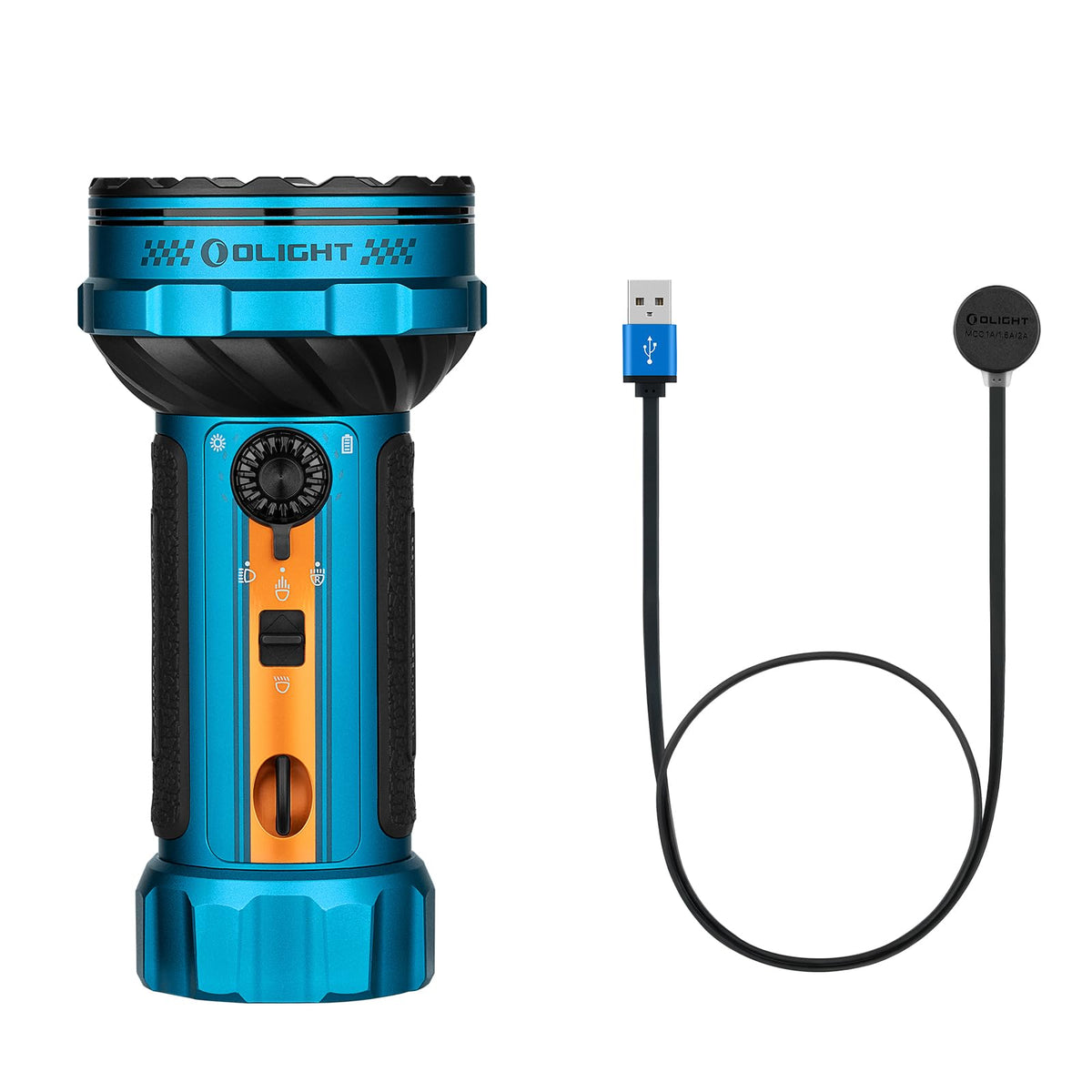 Bright Flashlight 10,000 Lumen 750 Meters Beam Distance V694
