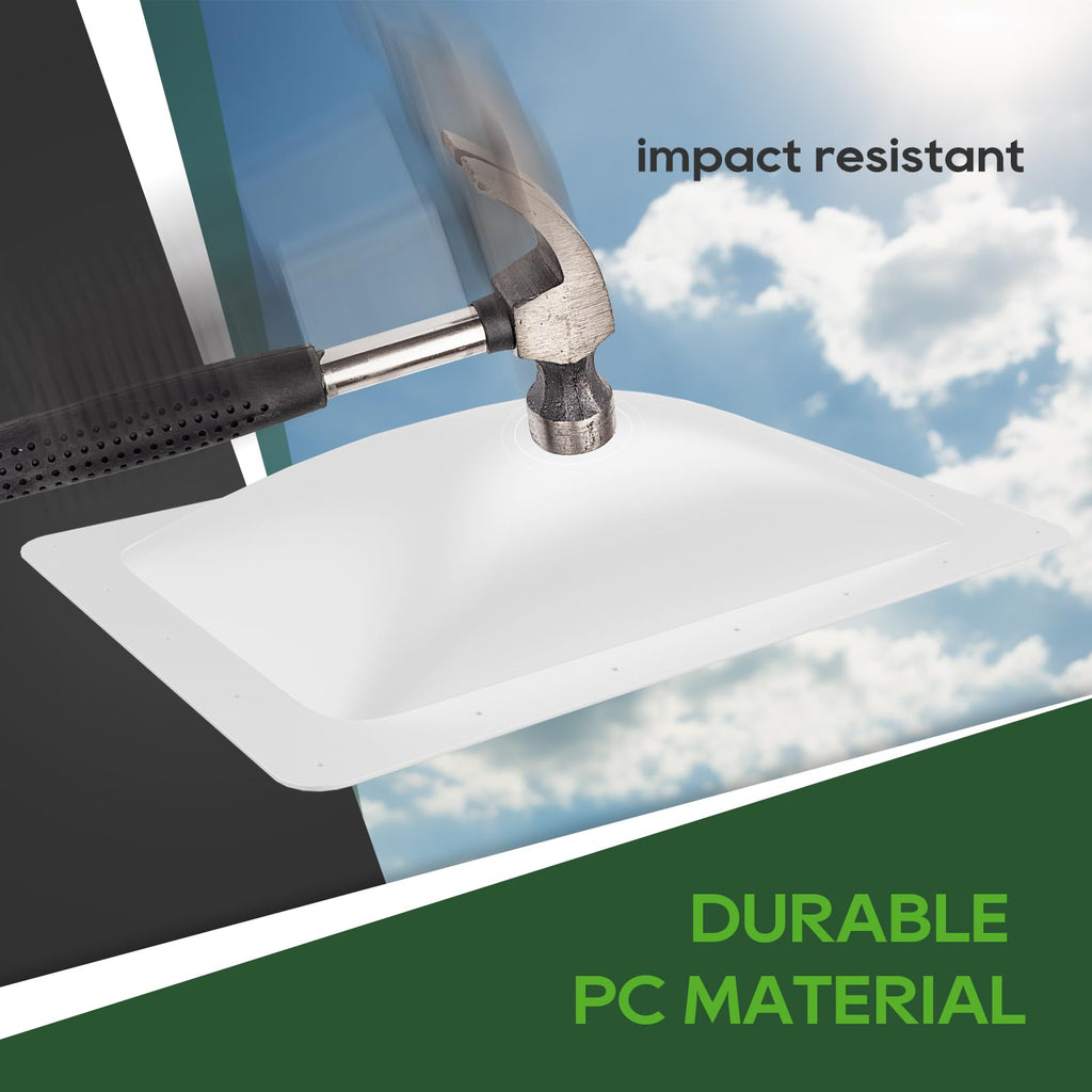 White 18" x 26" RV Skylight Replacement W33844