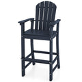 Navy Blue HDPE Resin Adirondack Chair G798