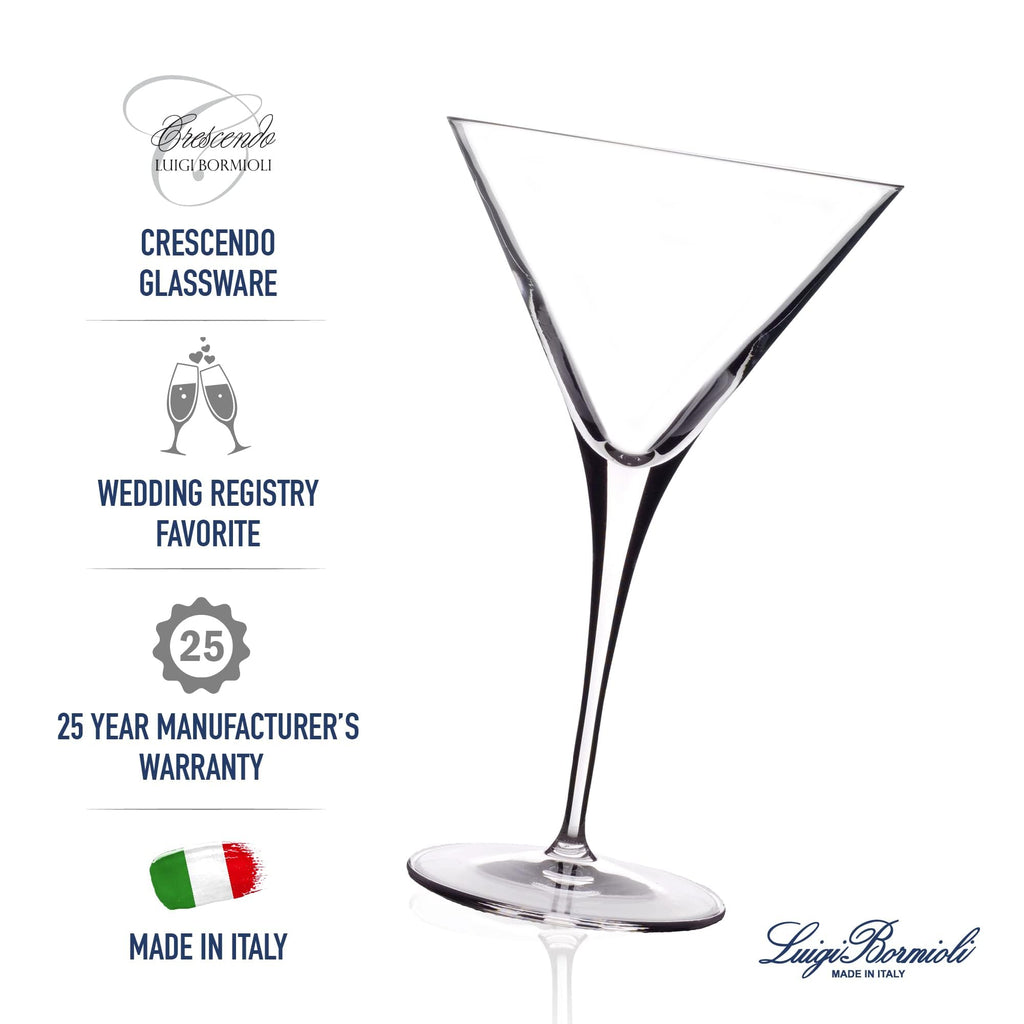 Clear 10 Oz Martini Glasses Set of 4 Z894