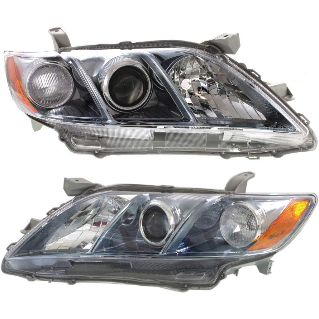 Toyota Camry Headlight Assembly Pair Driver and Passenger Side DOT Certified T33769