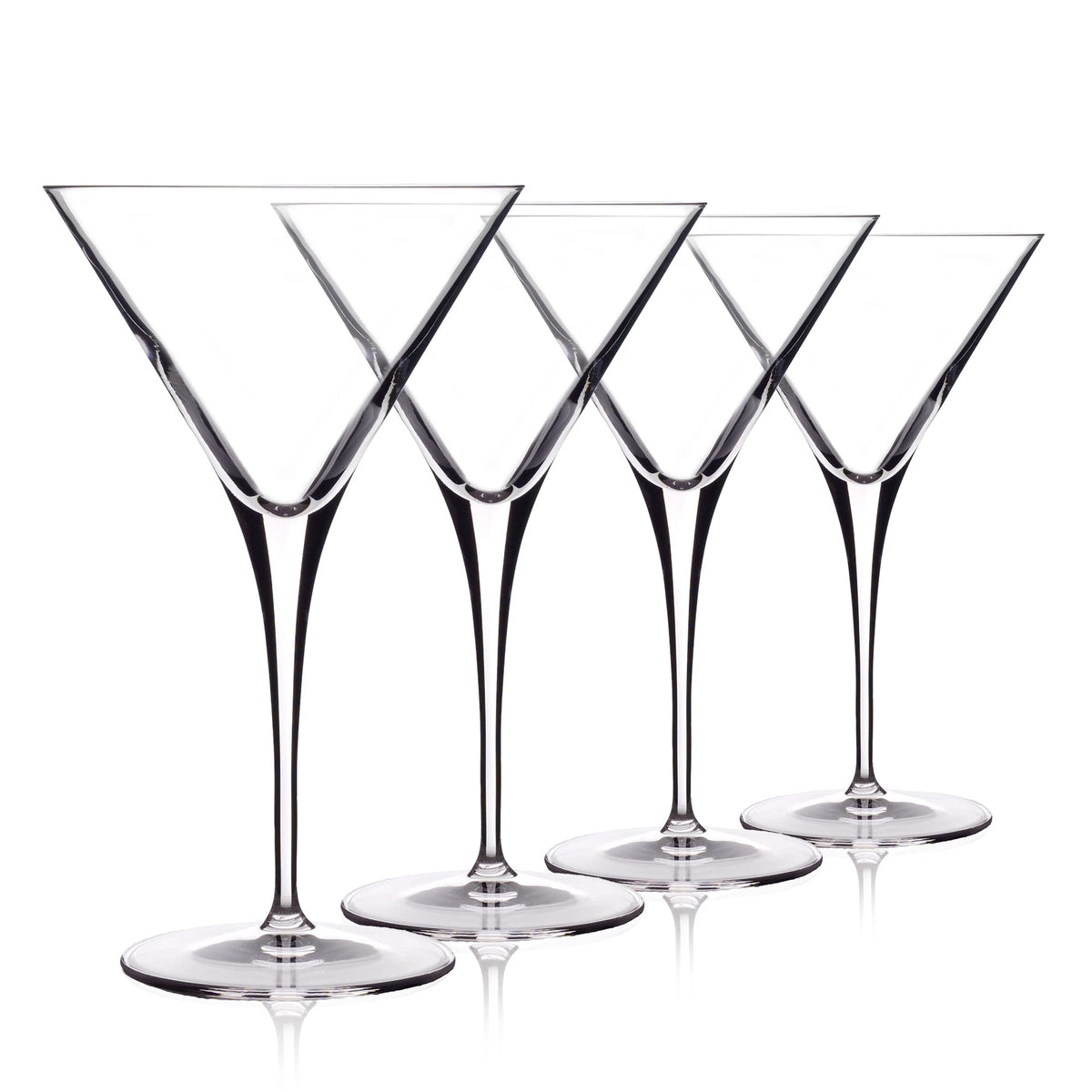 Clear 10 Oz Martini Glasses Set of 4 Z894