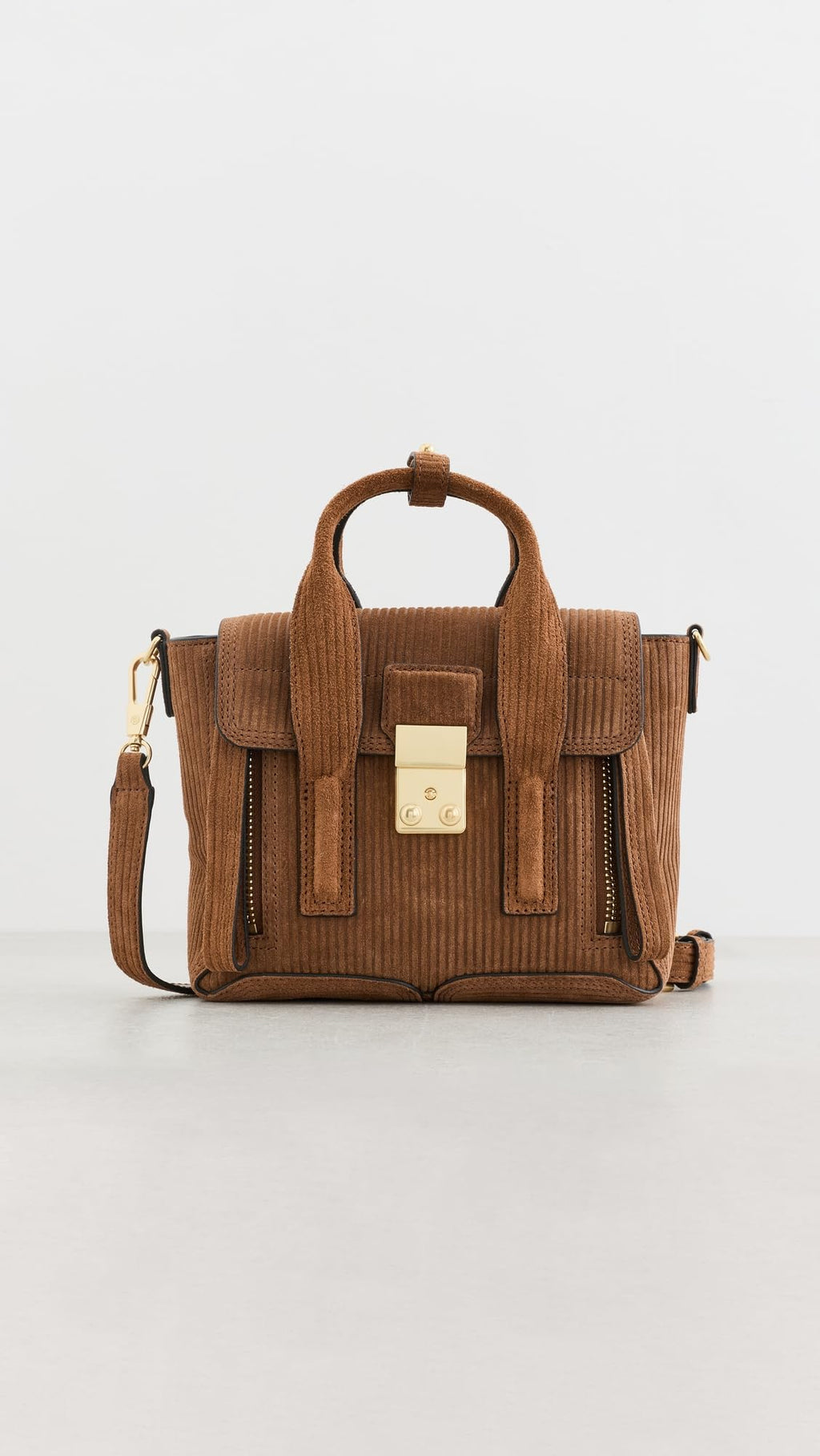 Embossed Suede Mini Crossbody Bag B96704