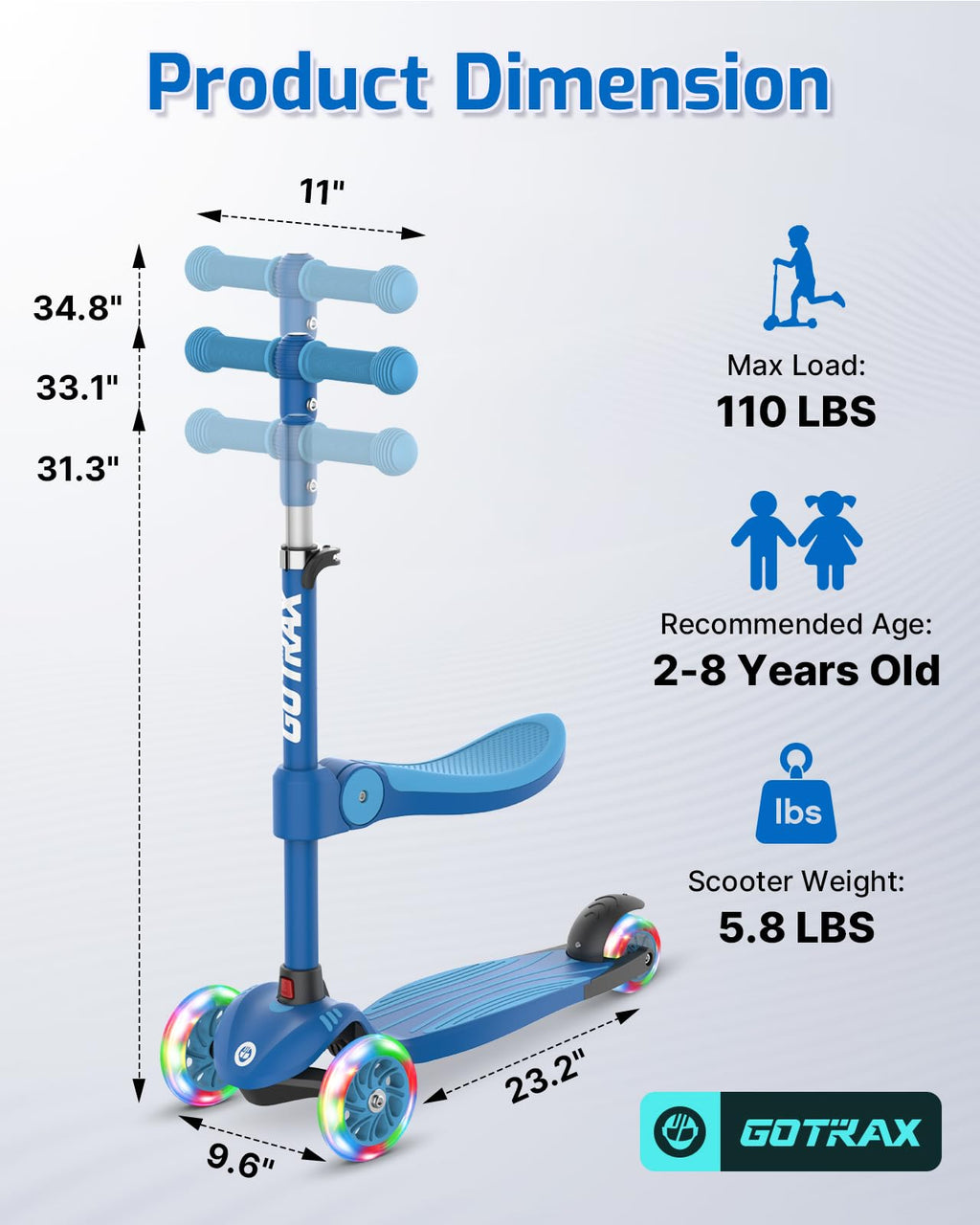 Kick Scooter with Seat C726386