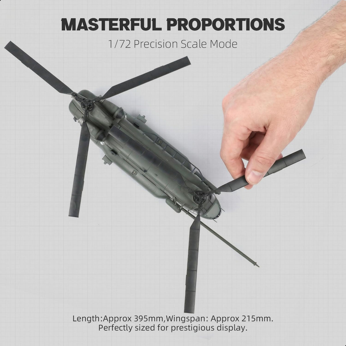 1/72 MH-47G Chinook Die-cast Metal Helicopter Model O240220