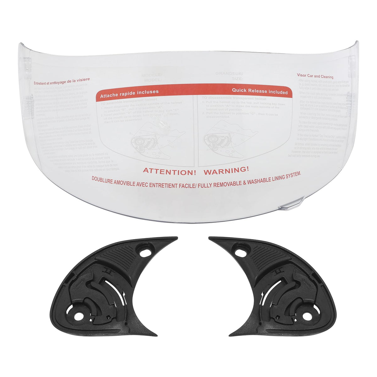 Motorcycle Flip Up Full Face Helmet Visor B321323