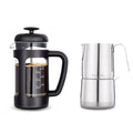 12 oz Stainless Steel French Press and Creamer Sugar Bowl Set T225508