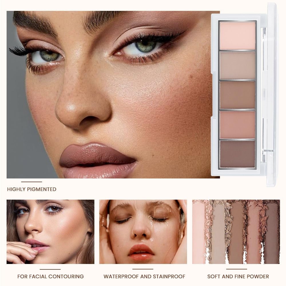 Peach Nude Neutral Matte Eyeshadow Palette L6994