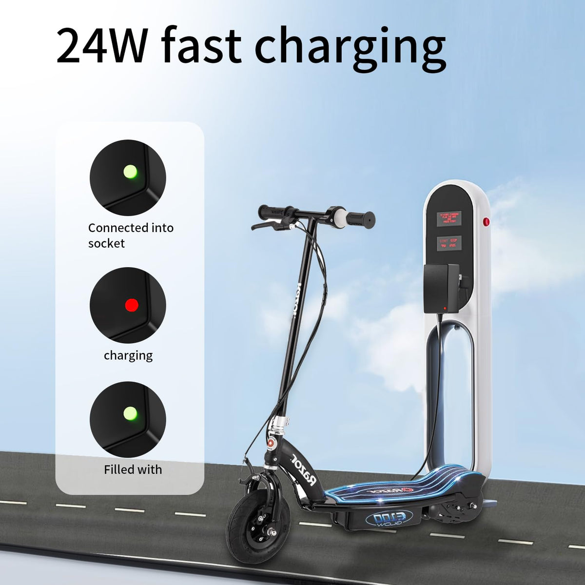 24V 1.5A Electric Scooter Battery Charger O879