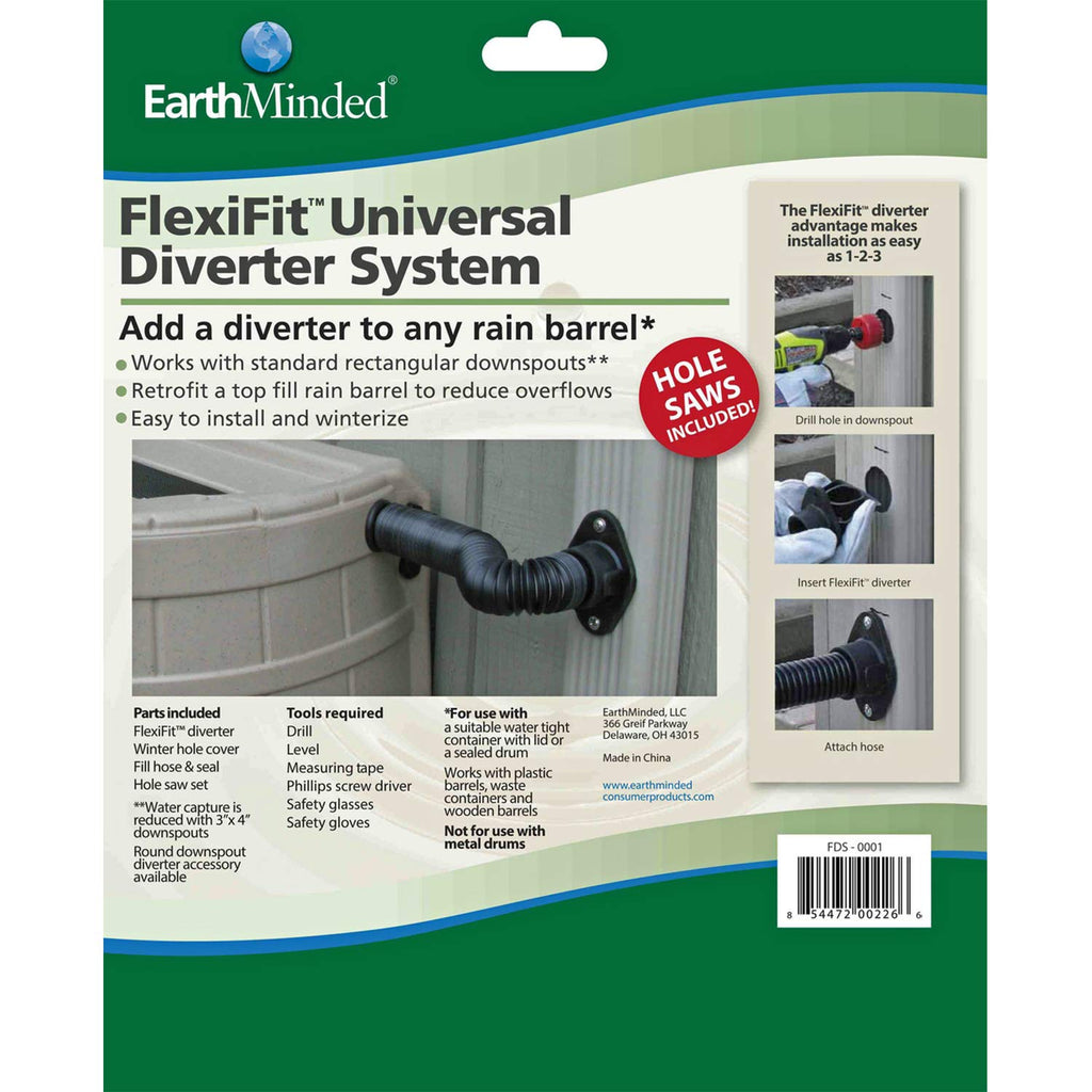 50 Gallon Rain Barrel with Diverter Kit F57472