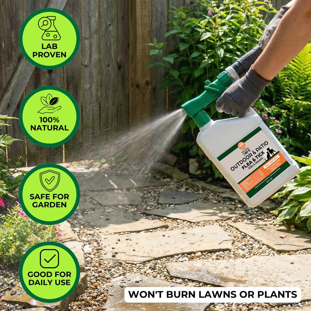 32 oz Hose-End Outdoor Flea & Tick Spray D17360