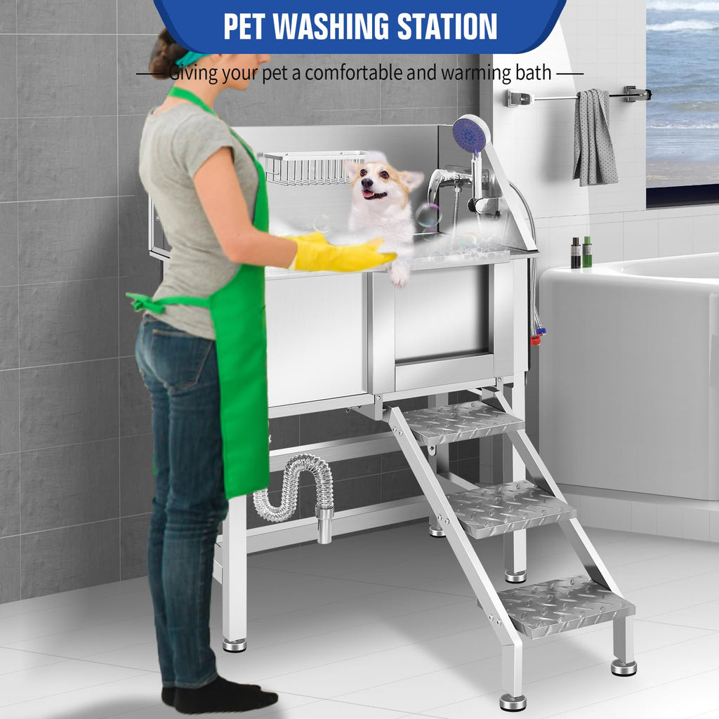 Stainless Steel Dog Washing Station Q527