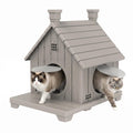Weatherproof 1-Story Resin Cat House W416185