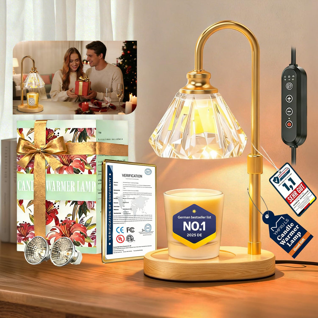 Dimmable Adjustable Candle Warmer Lamp with Timer Q653534