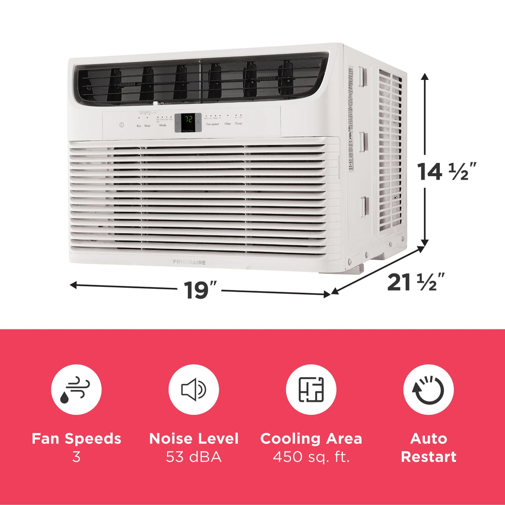 10,000 BTU White Window Air Conditioner P82272