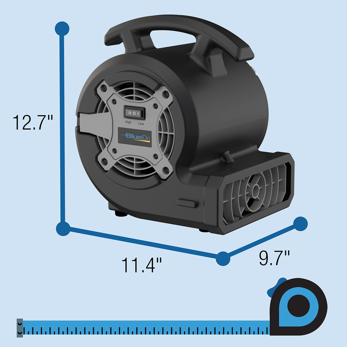 1/8 HP Portable Air Mover Utility Fan G79399