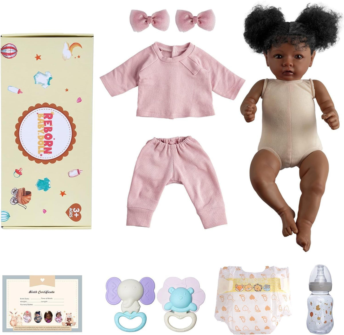 20 Inch Black Baby Girl P914619