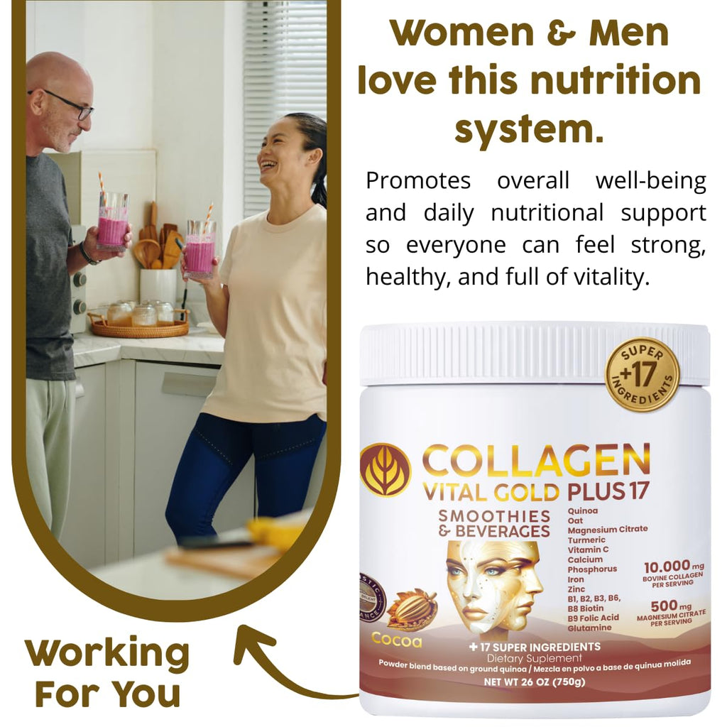Collagen Peptides Powder Cocoa Flavor 26 oz U11213
