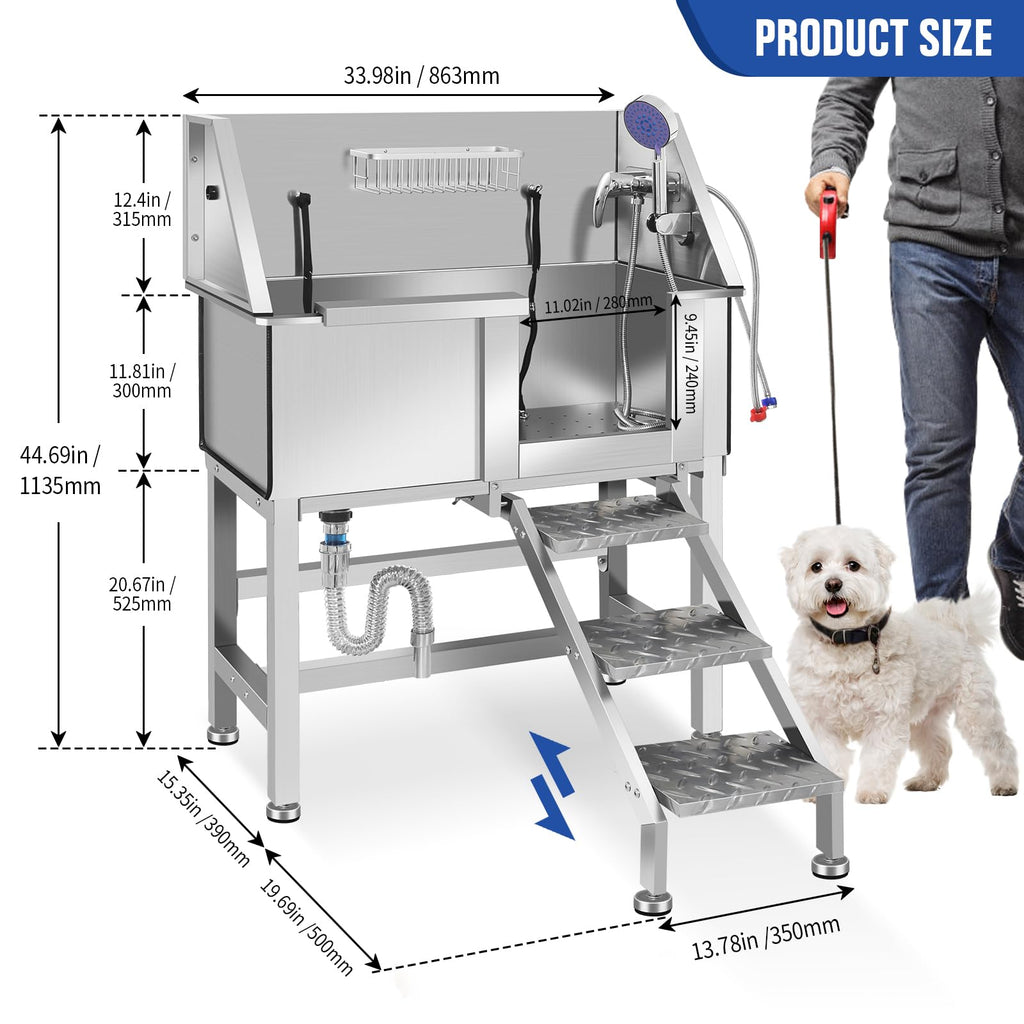 Stainless Steel Dog Washing Station Q527