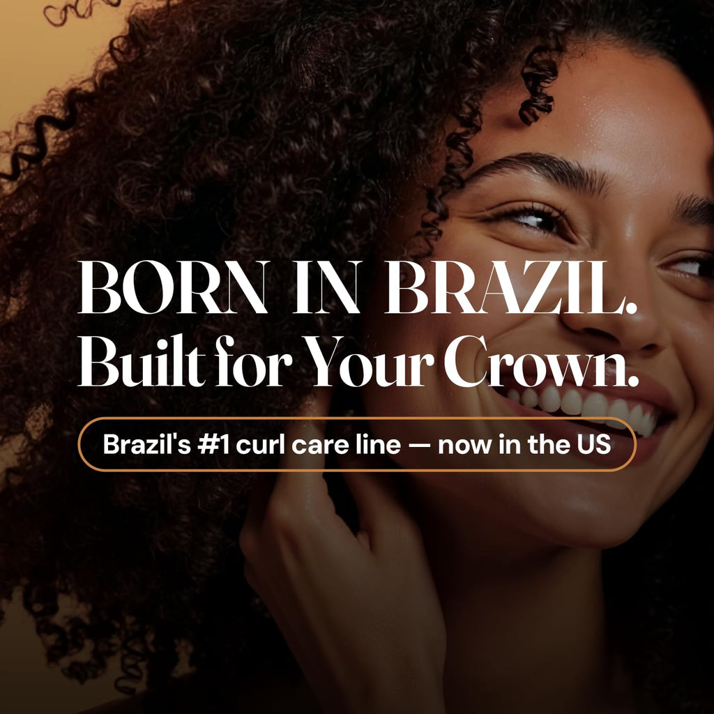 Curly Hair Shampoo Conditioner & Curl Cream Kit, 3x16.9oz U6722