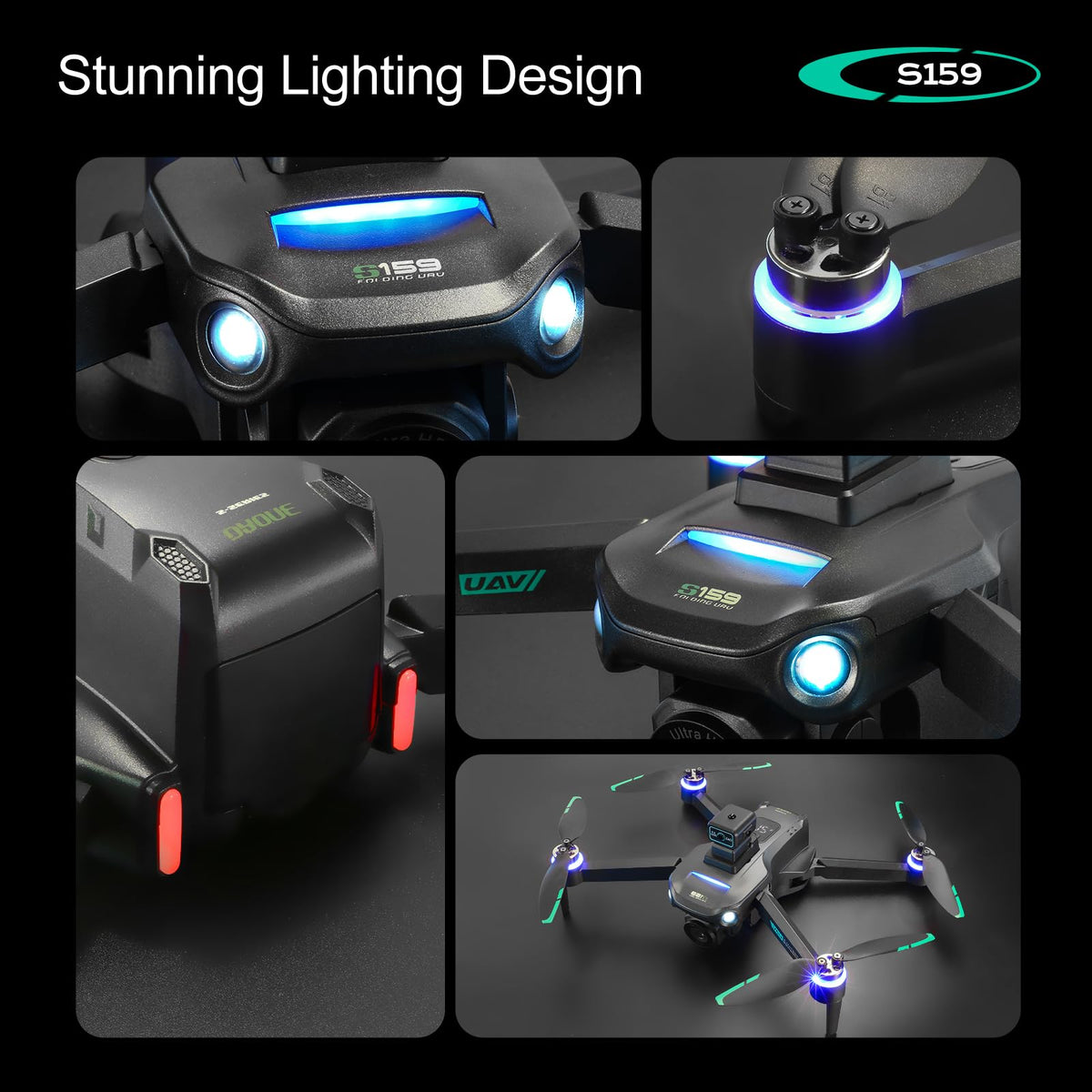 4K Camera Drone with Large Screen W5290