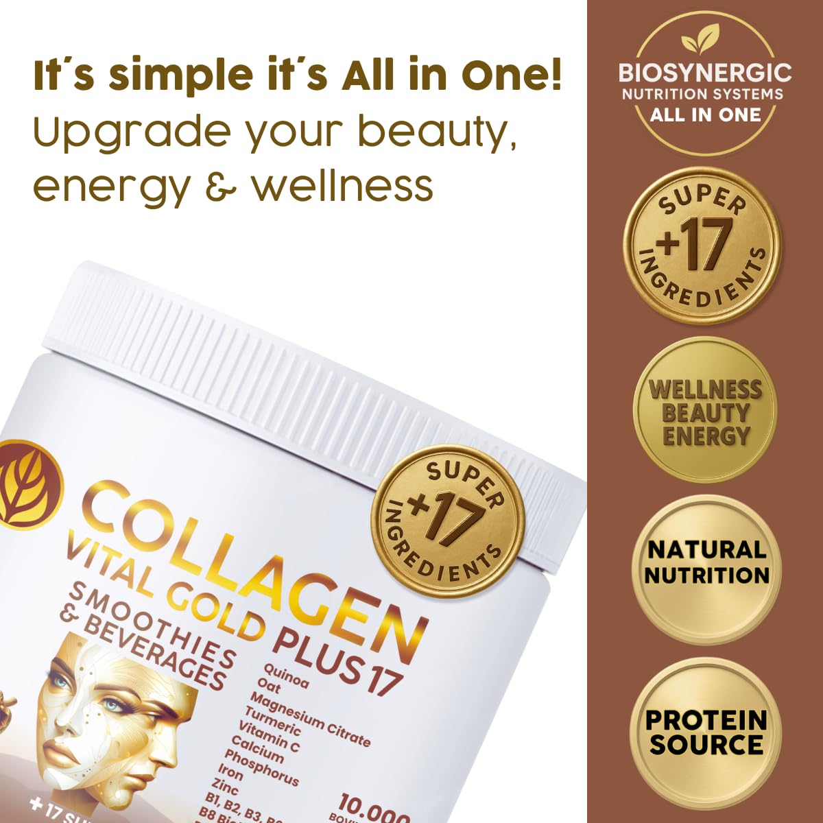 Collagen Peptides Powder Cocoa Flavor 26 oz U11213