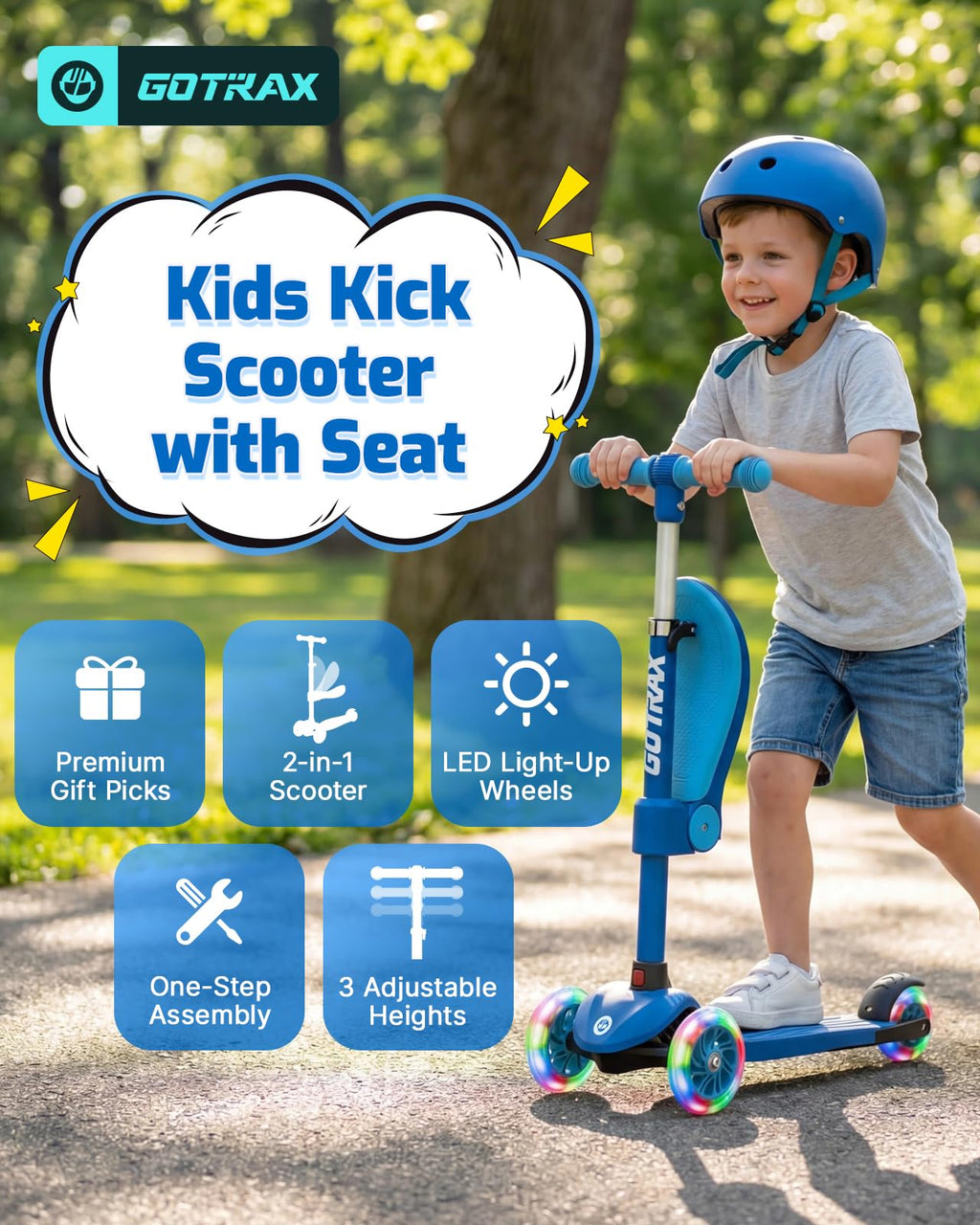 Kick Scooter with Seat C726386