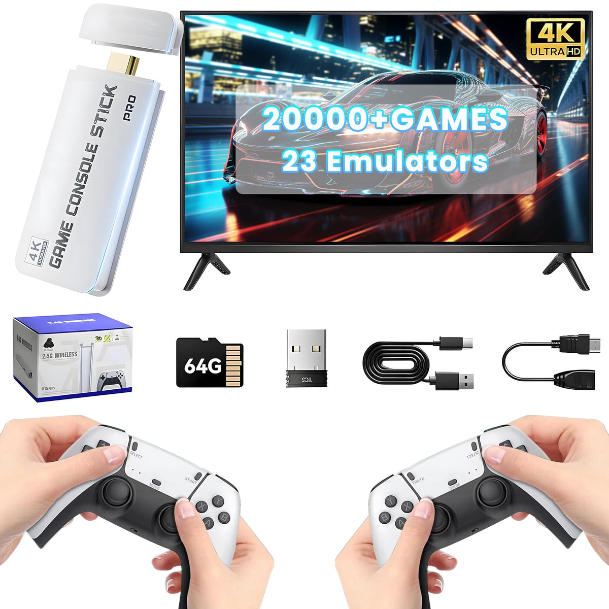 4K HDMI Retro Gaming Console C968