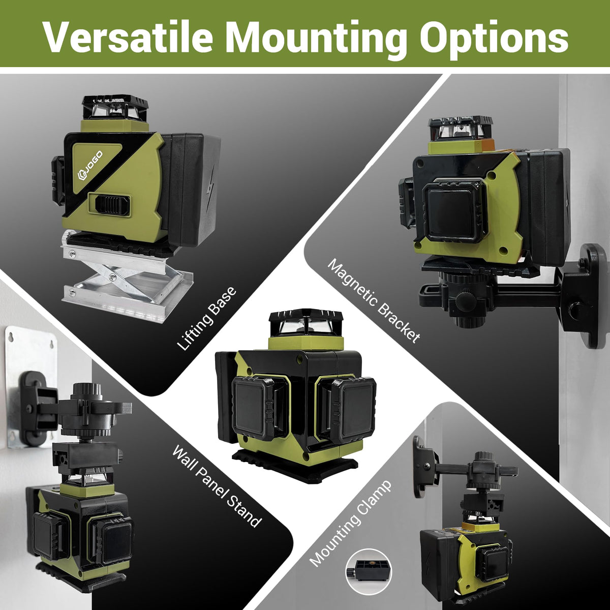360 Self Leveling Green Laser Level with Magnetic Stand F329