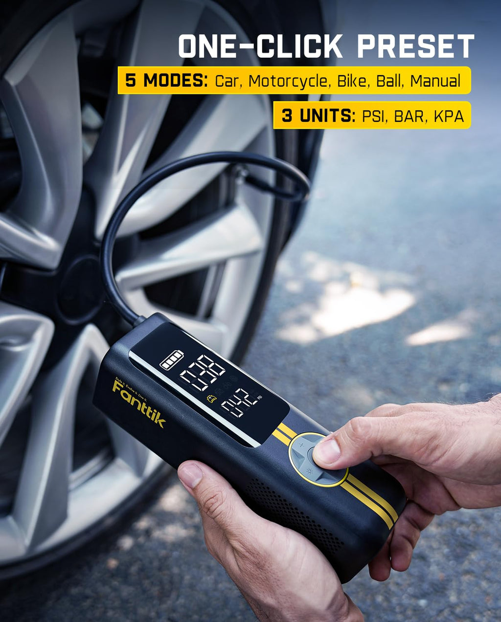 Portable Tire Inflator Air Pump A2065