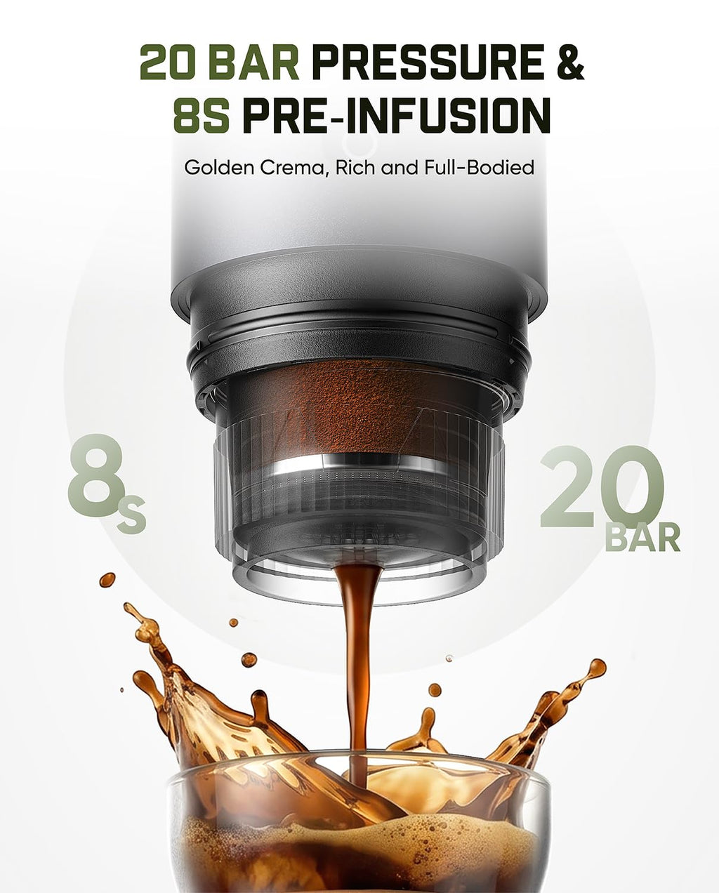 Portable Espresso Maker with USB-C F16291