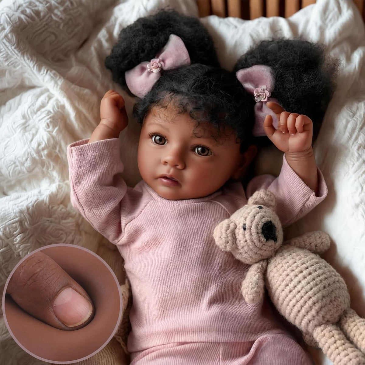20 Inch Black Baby Girl P914619