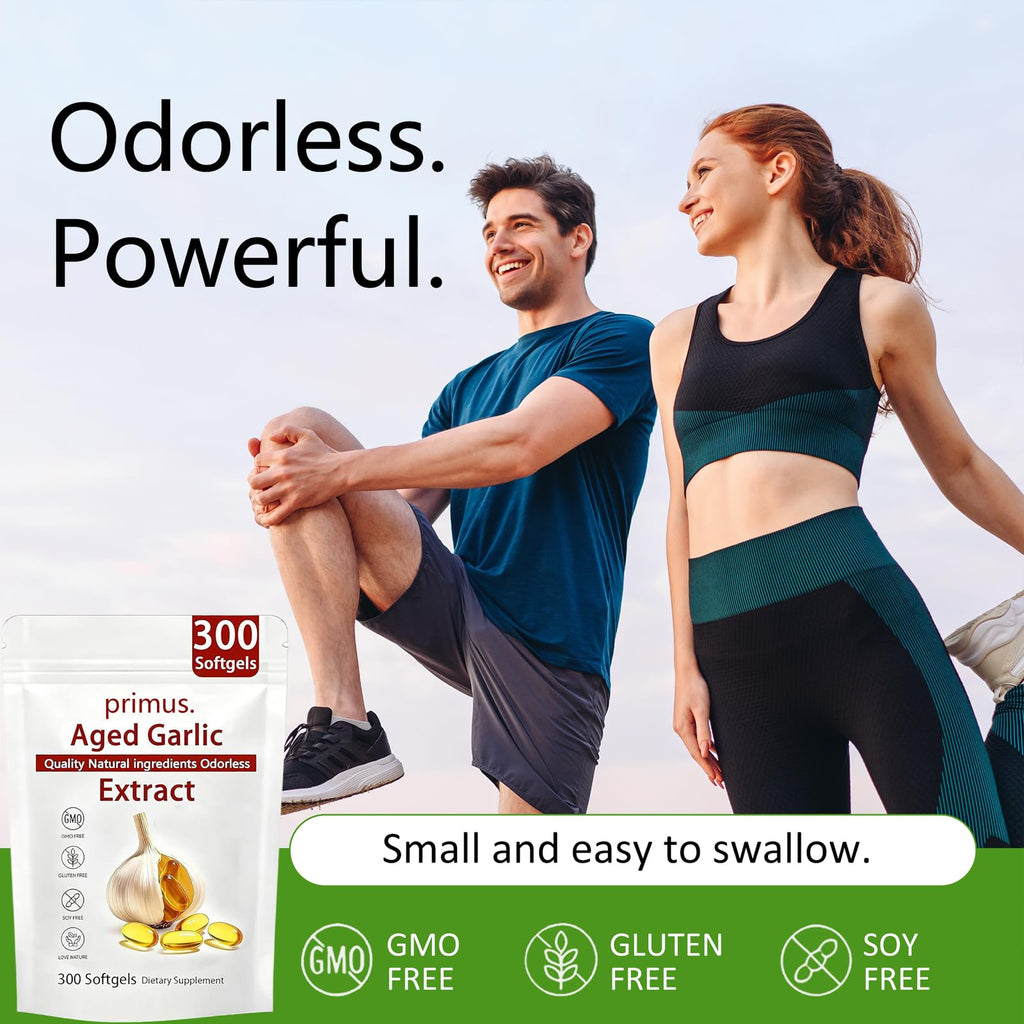 Odorless Garlic Extract 300 Softgels V65228