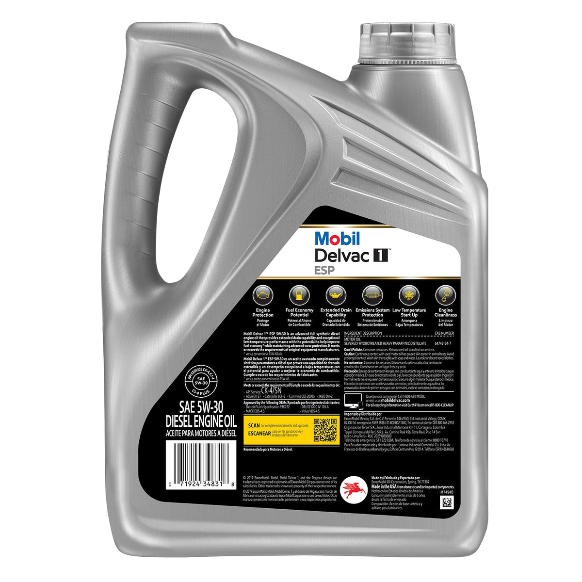 Full Synthetic 5W-30 Diesel Engine Oil 1 Gal V8756