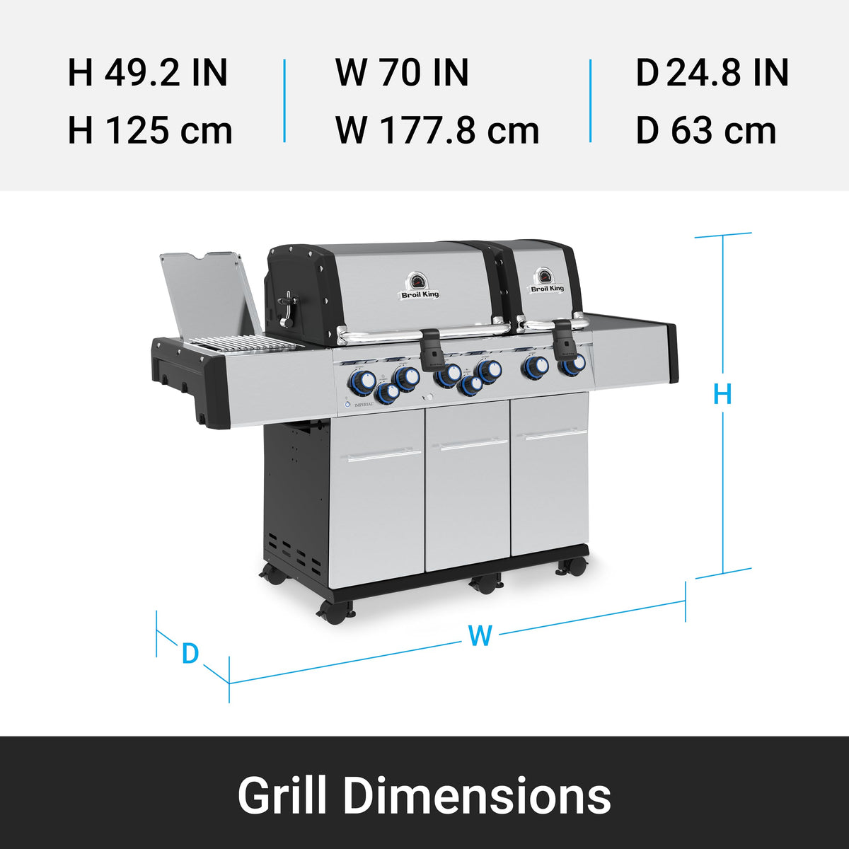 Liquid Propane 6-Burner Stainless Steel Y590
